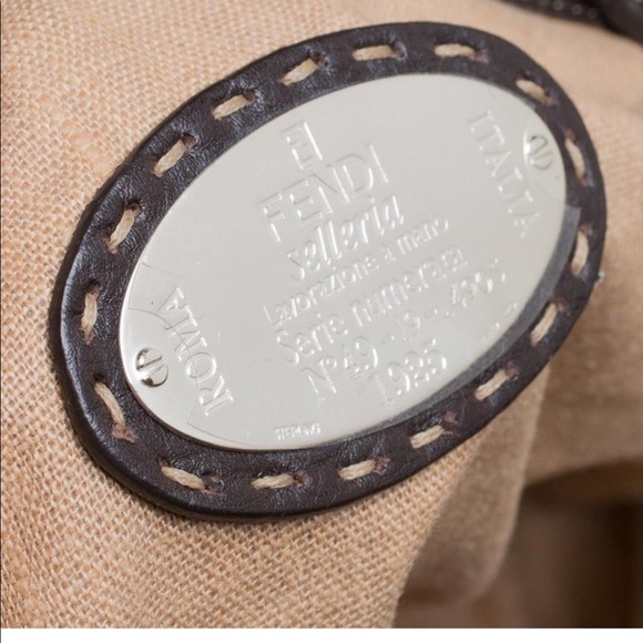 Fendi Selleria Leather Grand Borghese Tote NWOT - Picture 6 of 6